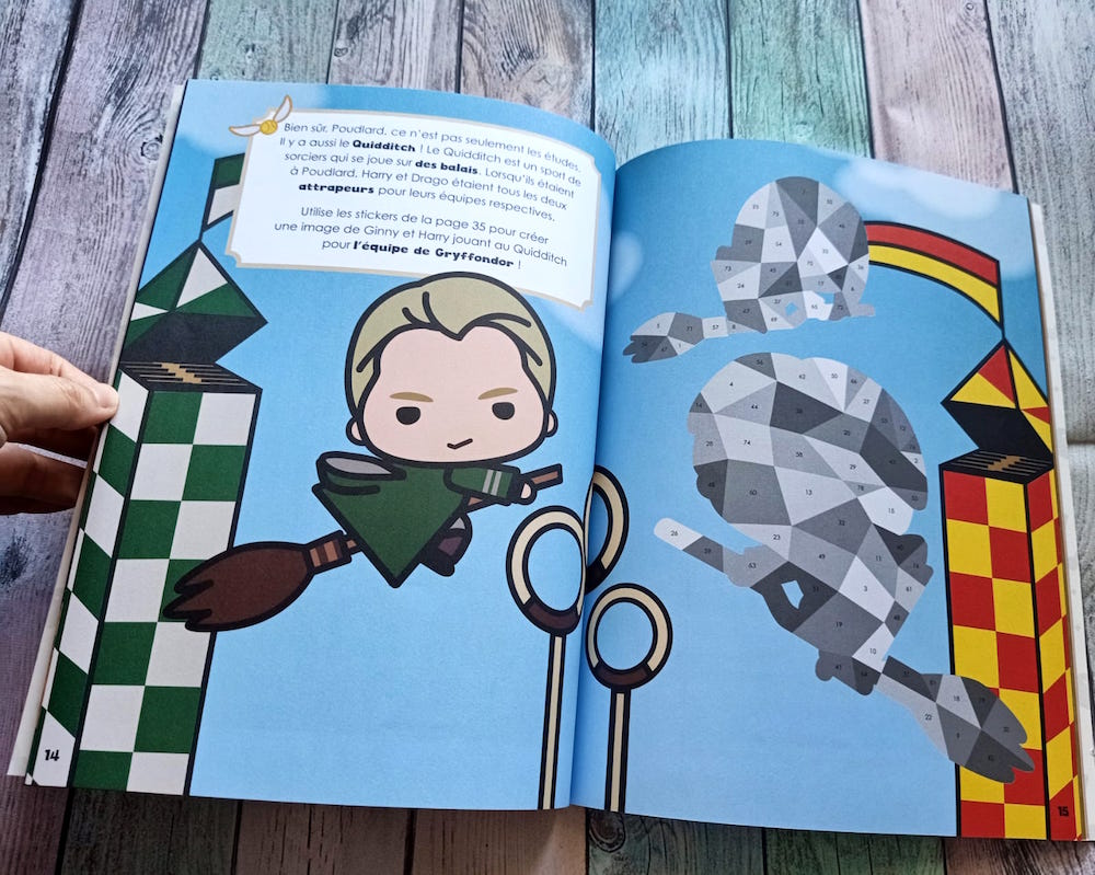 Harry Potter Mes Créations En Stickers Poudlard Liyah.fr Livre