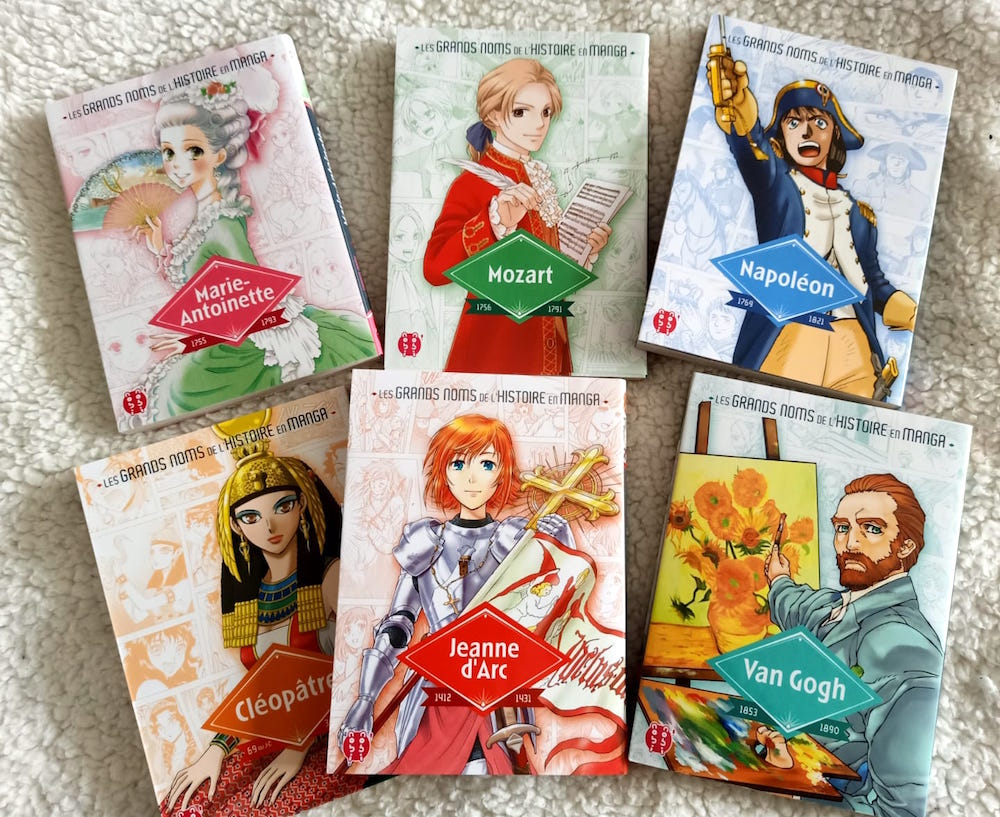 Les Grands Noms De L'histoire En Manga Les Grands Noms De L’histoire En Manga – Liyah.fr – Livre enfant | Manga Shojo | BD | Livre pour